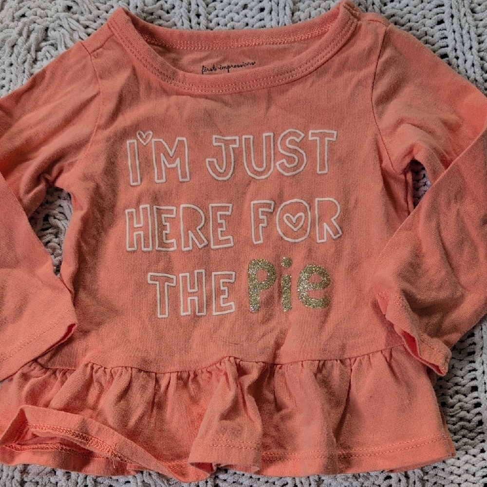 First Impressions 3-6mo Pie Top